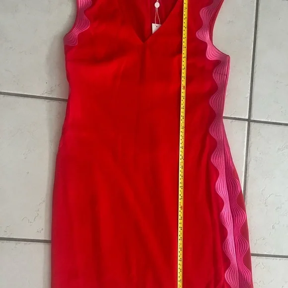 Trina Turk Enjoyable Red Hot Dress size 2 - Picture 7 of 10